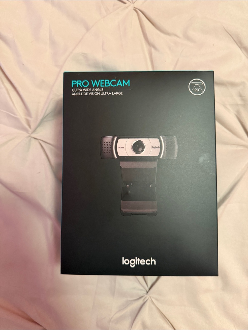 Logitech Pro Webcam - Black with Teal Accents